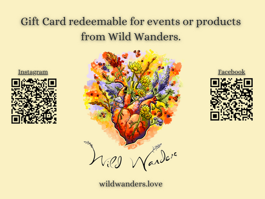 Wild Wanders Gift Certificate